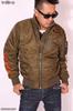 Flying Star Embroidery Flight Jacket V Green L [Vanson] MA-1 NVJK-702