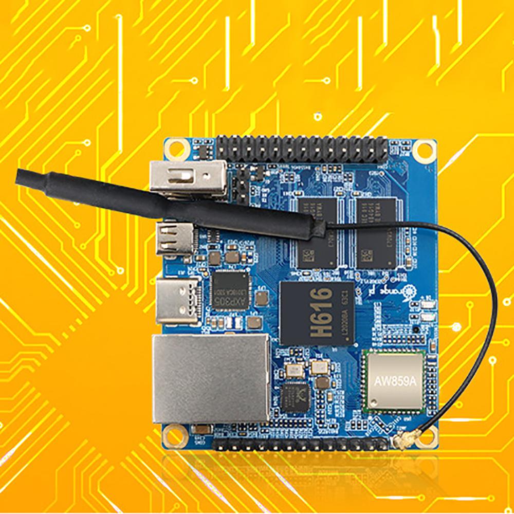 1PC Development Board H616 Android Bluetooth Dual Band Wifi For Orange Pi Zero2