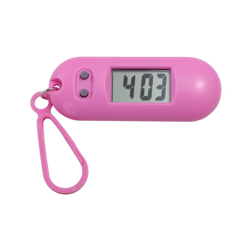 Ключ Дисплей Цифровые Электронные Часы Брелок Настольное Отображение Времени Овальные Часы Электронные Часы Брелок Маленький Портативный розовый