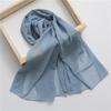 Rechteckiger Chiffon-Schal mit Perlenmuster: Vielseitiges Kopftuch und Schal für Damen.