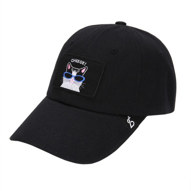 

BLACK SANDS Animal Wappen Black Cat Ball Cap BLACK_2