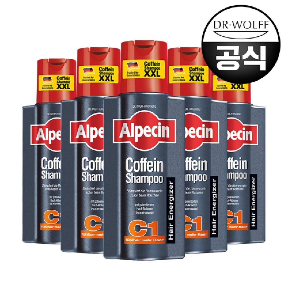 Alpecin Alpecin Caffeine Shampoo C1 Hair Strengthening 375ml X 5 NONE