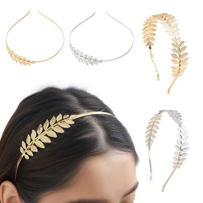 Diadema Dorada de Laurel Hojas Rama de Olivo Tocado Novia Mori Accesorios para el Cabello Griego Antiguo Accesorios de Laurel