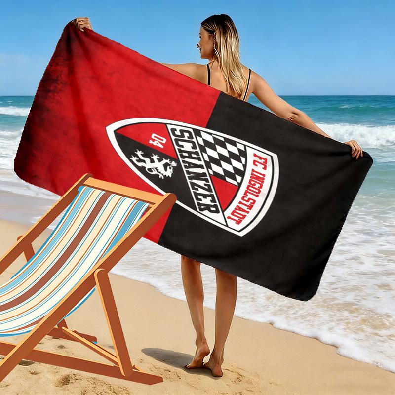 Fc Ingolstadt Towel, Large Soft Quick Dry Towel for Beach Camping Swimming