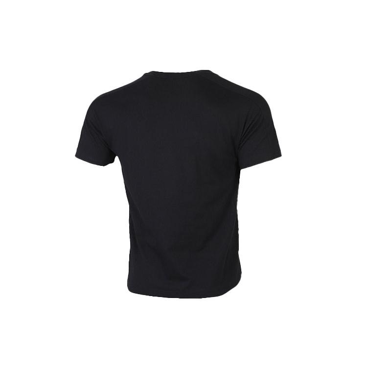 Adidas T Shirts Men's Black Crew Neck Moderate Straight Fit FL3949