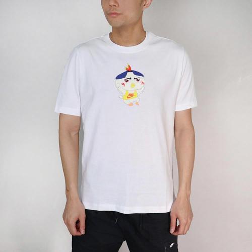 Nike Men's Retro Cartoon Print Short-Sleeve T-Shirt In White