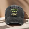 PAPY Fun Print Men Women Vintage Baseball Cap Adjustable Size Sun Hat Outdoor Fishing Grandpa Hat