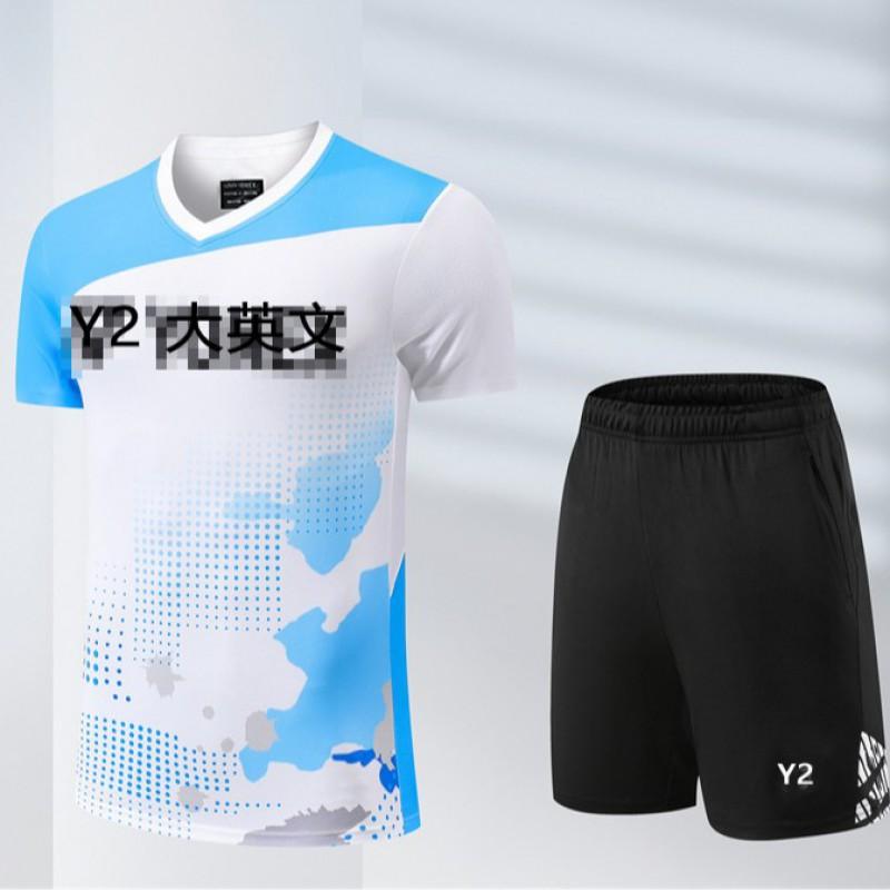Unisex Schnelltrocknendes Sport-T-Shirt Badminton Tennis Volleyball Sportbekleidung Jugend Erwachsene S-4XL