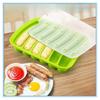 6 Grids Silicone Sausage Maker Mould for DIY Ham Hot Dog Cake Baking Non-Stick Dishwasher Safe Kitchen Tools Accessories