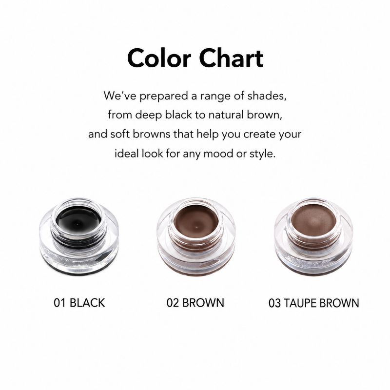 TONYMOLY Back Gel Eyeliner Z 7g – Waterproof Long-Lasting Gel Eyeliner with Brush | Intense Color Eye Makeup