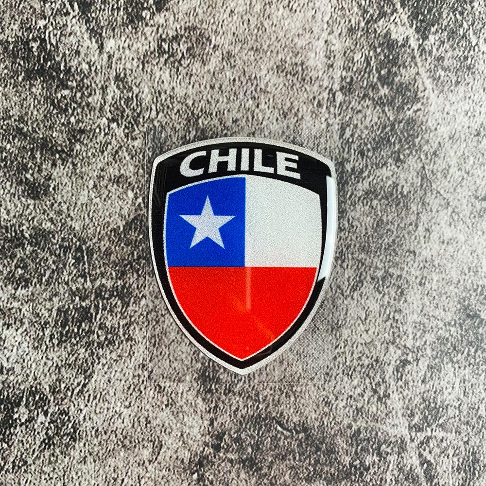 Universal 3D Reflective World National Flag Stickers Decals for Car Motorcycle Exterior Decoration