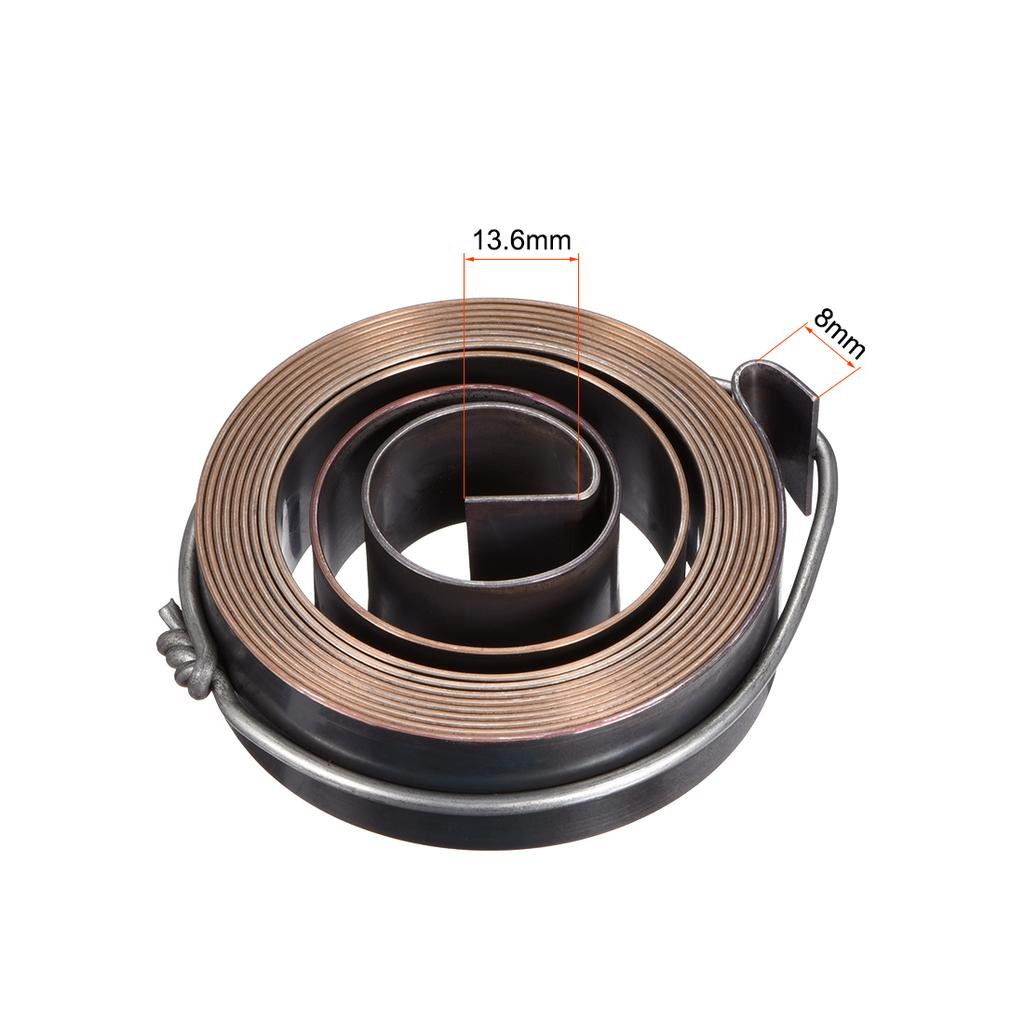 Molletta di Ritorno per Trapano a Colonna Molla del Mandrino Molla a Spirale di Ritorno dell'Alimentazione Assemblaggio Rivestimento Nero Espandi Lunghezza 680-1800mm Diametro Esterno Molla 34-66mm