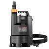 690W Tauchpumpe, 17500 L/H, PP-GF20 Tauchpumpe für Schmutz- und Klarwasser mit automatischem Schwimmerschalter, langes Kabel, 9m max. Förderhöhe, für