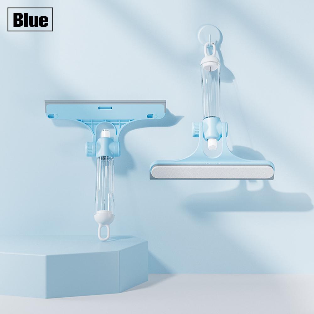 

4 в 1 щетка для мытья окон с распылителем, многофункциональная, удобная, для мытья стекол, скребок для душа, очиститель зеркал, инструмент для уборки дома