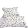 Set of 2 All-Cotton Gauze Pillowcases: Snap Button, High-Density, Non-Shedding, Four-Season Use