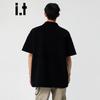CHOCOOLATEit Men's Knitted Texture Short Sleeve Polo Shirt