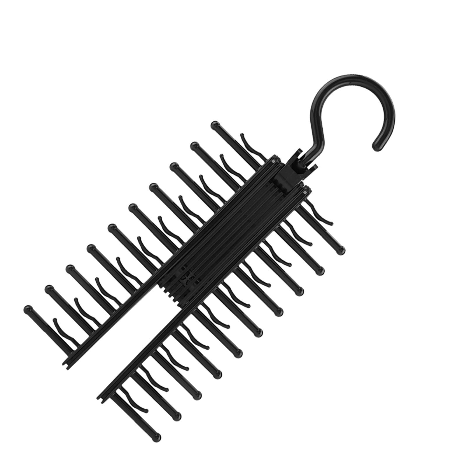 

Adlustable Cross X Tie Rack Belt Scarves Hook Hanger Holder Organizer