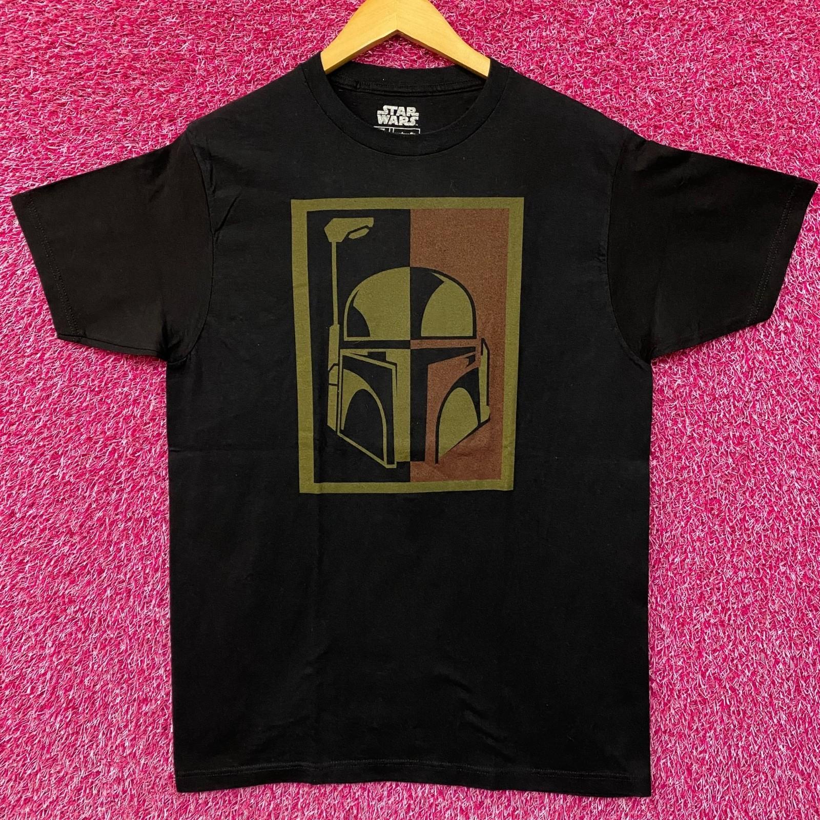 Star Wars Boba Fett Helmet Graphic Design T-Shirt Medium XL