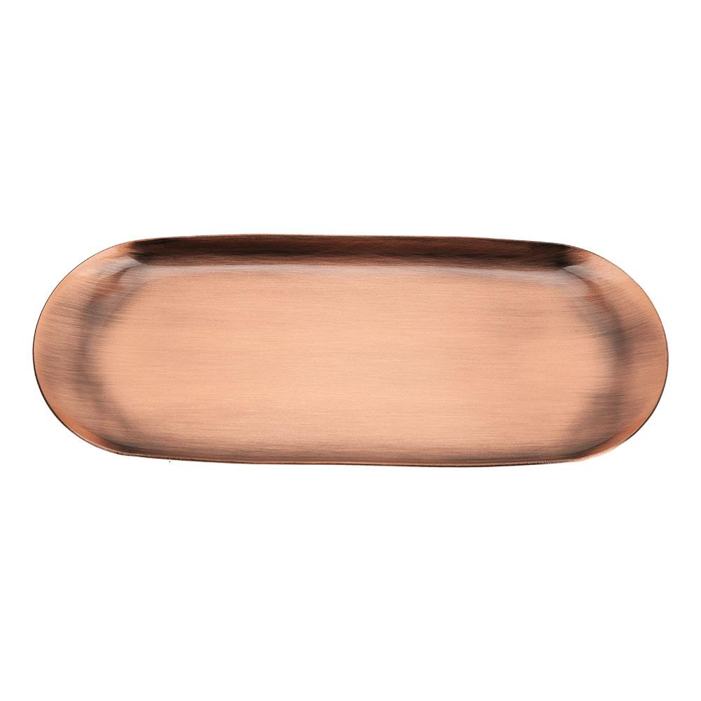 Large Storage Tray 430 Stainless Steel Aromatherapy Candle Tool Tray OrganizerRetro Red Copper