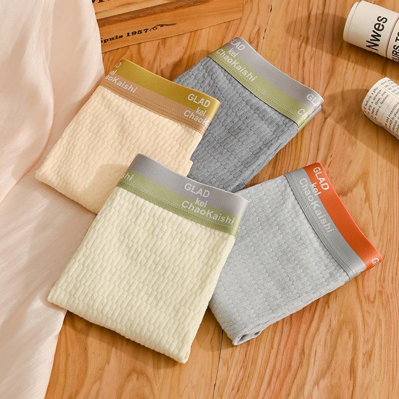 3 Pezzi Biancheria Intima da Uomo Boxer da Uomo Traspirante U Convesso Mutande Comode Mutande L XL XXL 3XL 4XL