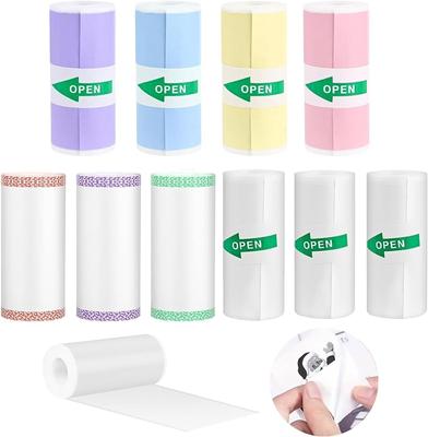 10 RollsThermal Mini Sticker Printer Paper,57mm X 25mm ,Mini Pocket Printer Sticker Paper for Most Kids Instant Camera, Camera Mini Printer Paper