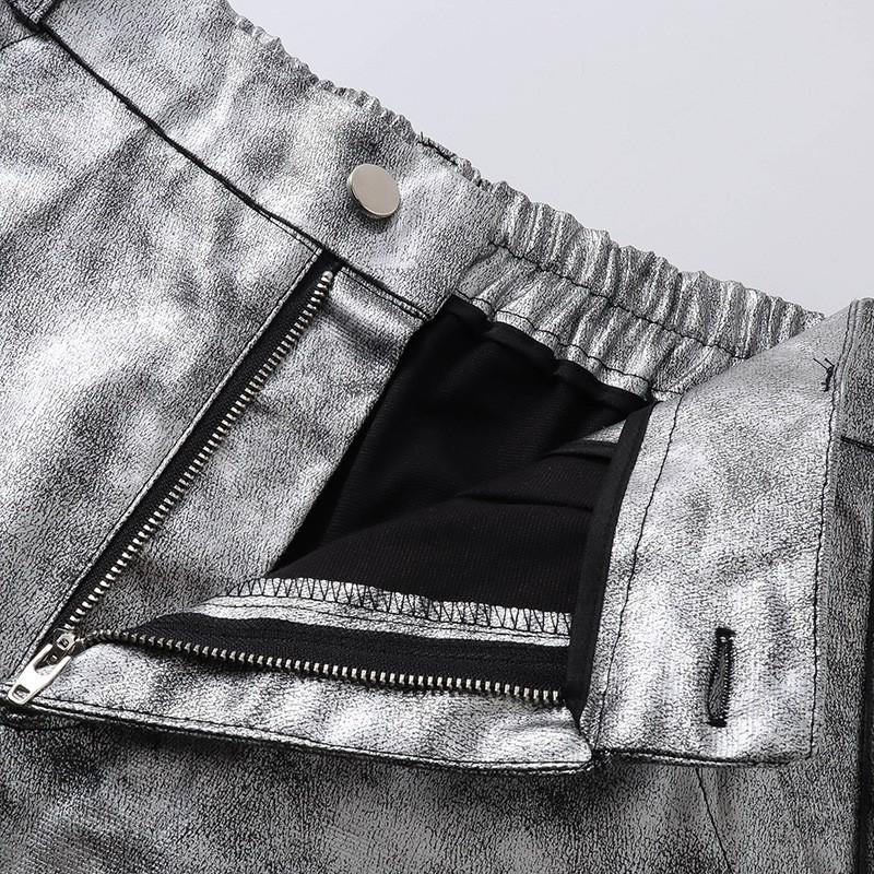 Mens Vintage Straight Leg Cargo Pants Street Style Loose Fit Durable Casual Trousers