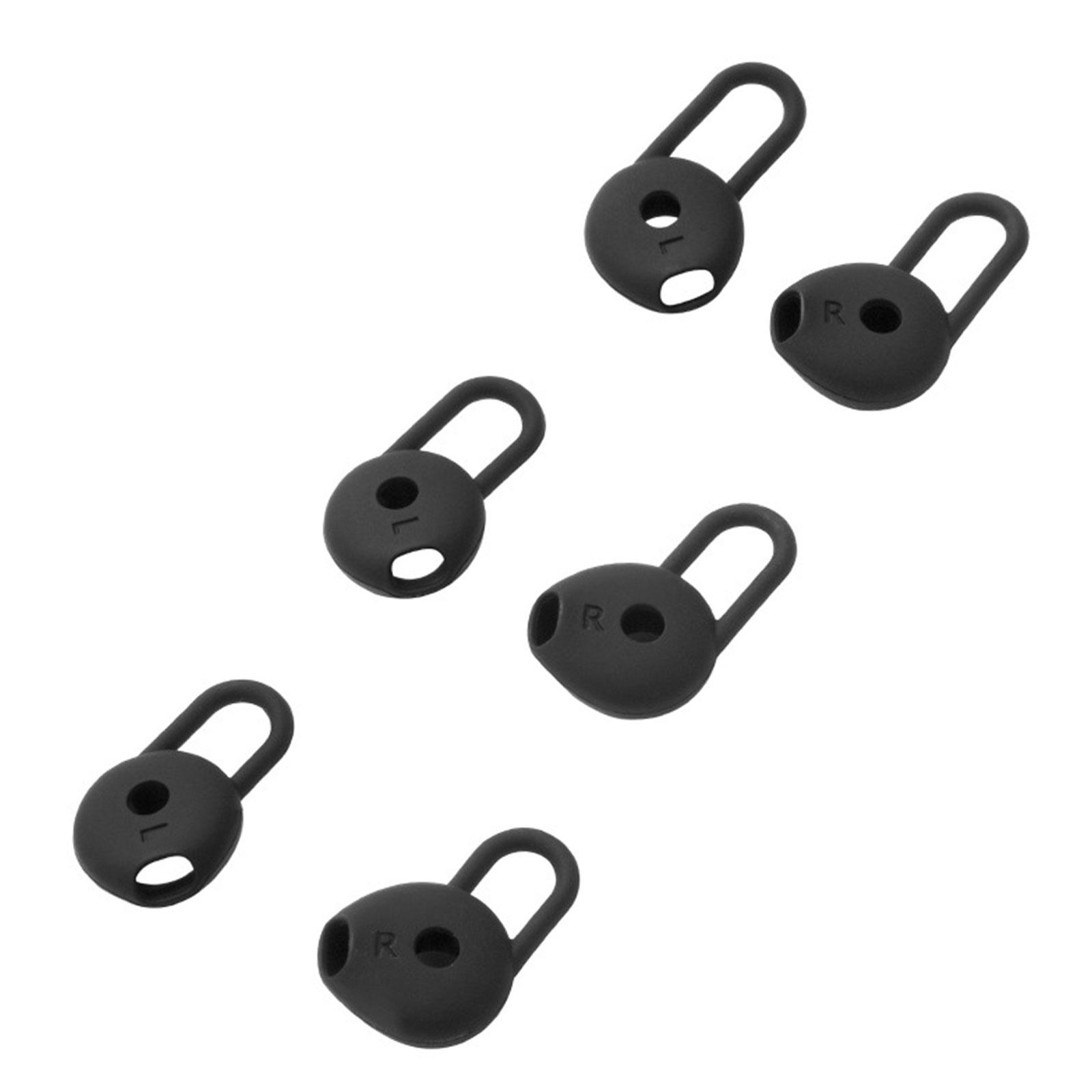 

Вкладыши для беспроводных наушников FreeLace Edition, мягкие силиконовые вкладыши, сменные запасные части чёрный