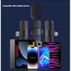 soaiy Wireless Lavalier Microphone, Anchor Outdoor TikTok Filming, Short Video Vlog, Noise Reduction, TYPE-C Version