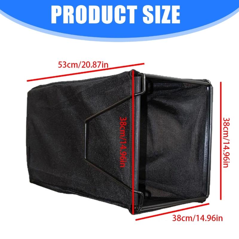 Large Capacity 21 Inch Fabric Grass Catcher Bag for Select Lawn Mowers For HRJ216/196/HRU216 Efficient Yard Maintenance