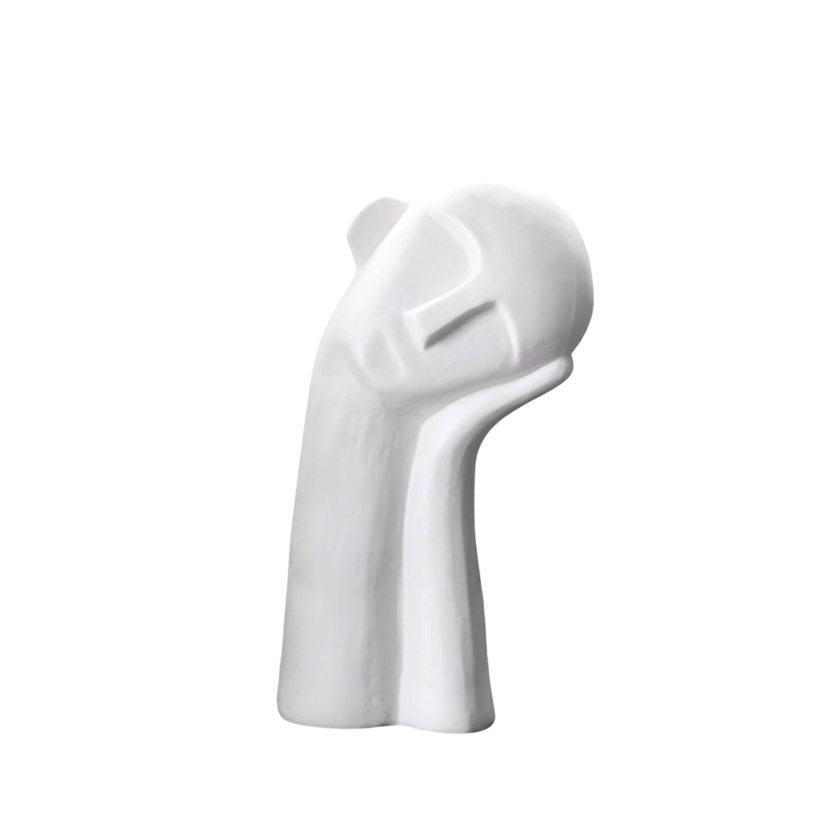 

Fashionable Home Decor, Creative Desktop Decoration, Thinking About Statue Ornaments one size білий