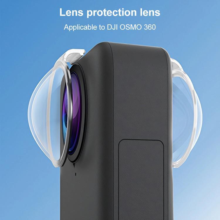 PULUZ High-Transparency Anti-Scratch Protective Lens for DJI OSMO 360 Panoramic Camera