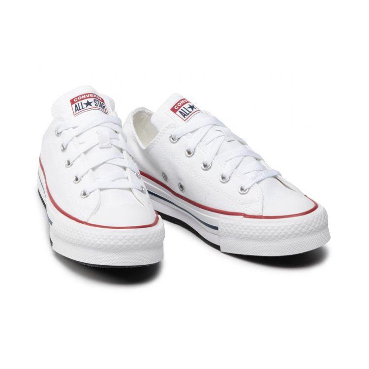 Converse Chuck Taylor All Star Classic Casual Durable Low Top Canvas Shoes Kids Sneakers White 272858C