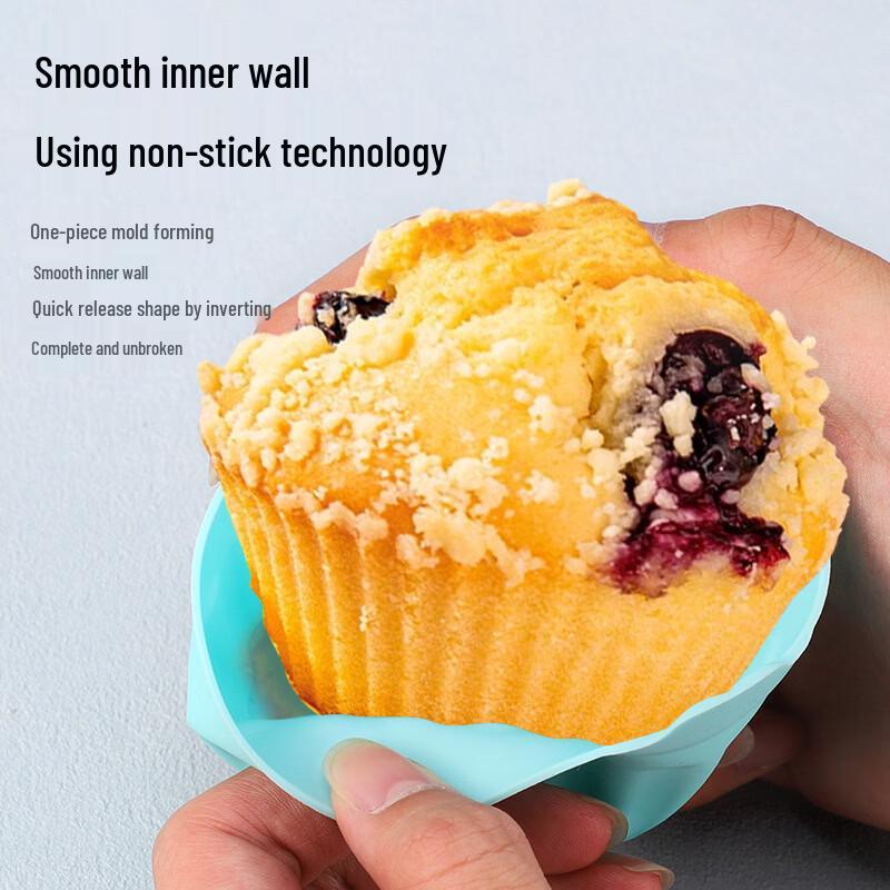 De'ou Xingguang Silicone Baking Molds for Air Fryer (10-Pack)