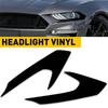 2 Stück Scheinwerfer Seite RAUCH Überlager Tönung Aufkleber Vinyl Für Ford Mustang 2019-2023