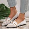 Fashion Women Flats Breathable Comfortable Fashion Solid Color Flat Shoes Size36 43 Casual Pointed Toe Loafers Women Zapatos De Mujer
