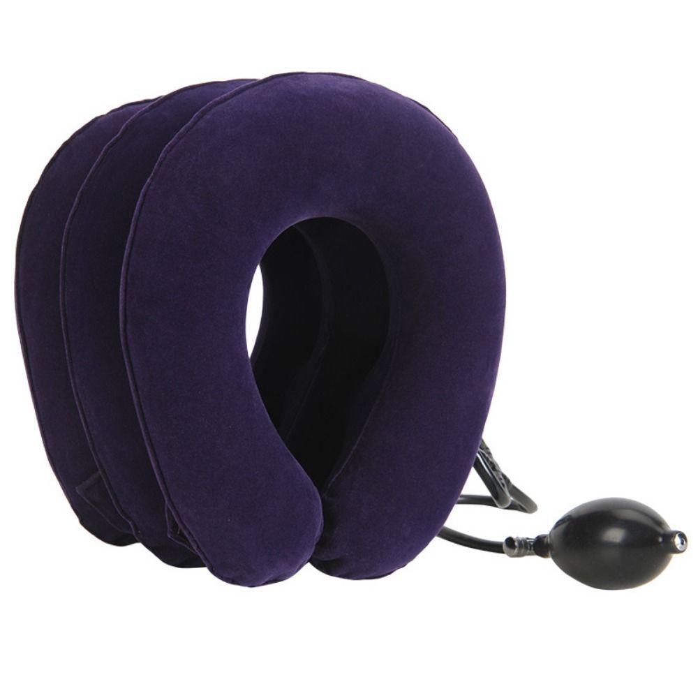 Adjustable Cervical Traction Device Foldable Inflatable Neck Support Brace Neck Decompression