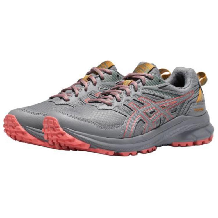 New Asics Trail Scout 2 Low Top Trail Running Shoes Women's Gray Orange 1012B039-022