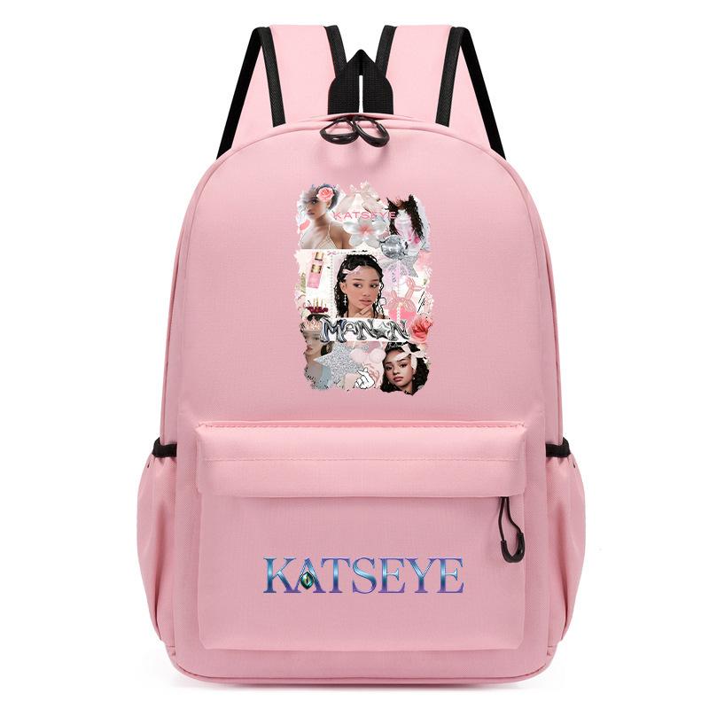 KATSEYE Korean Style Printed Kindergarten School Backpack for Kids Toddler Bookbag Lightweight Water-Resistant 60123-9