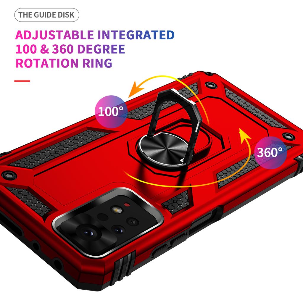 For Xiaomi Redmi Note 11E Pro 5G/Xiaomi Redmi Note 11 Pro 5G (Qualcomm) Case PC + TPU Phone Cover with Kickstand