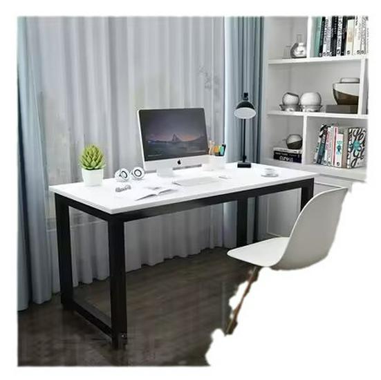 Simple Double Computer Desk for Home Office & Study