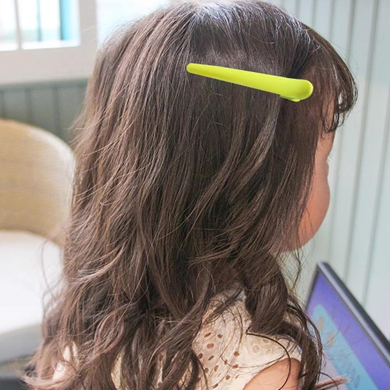 20Pcs Candy Colors Duckbill Clip Professional Hairdressing Salon Hairpins Plastic Diy Hair Care Hair Clamps Styling Tools