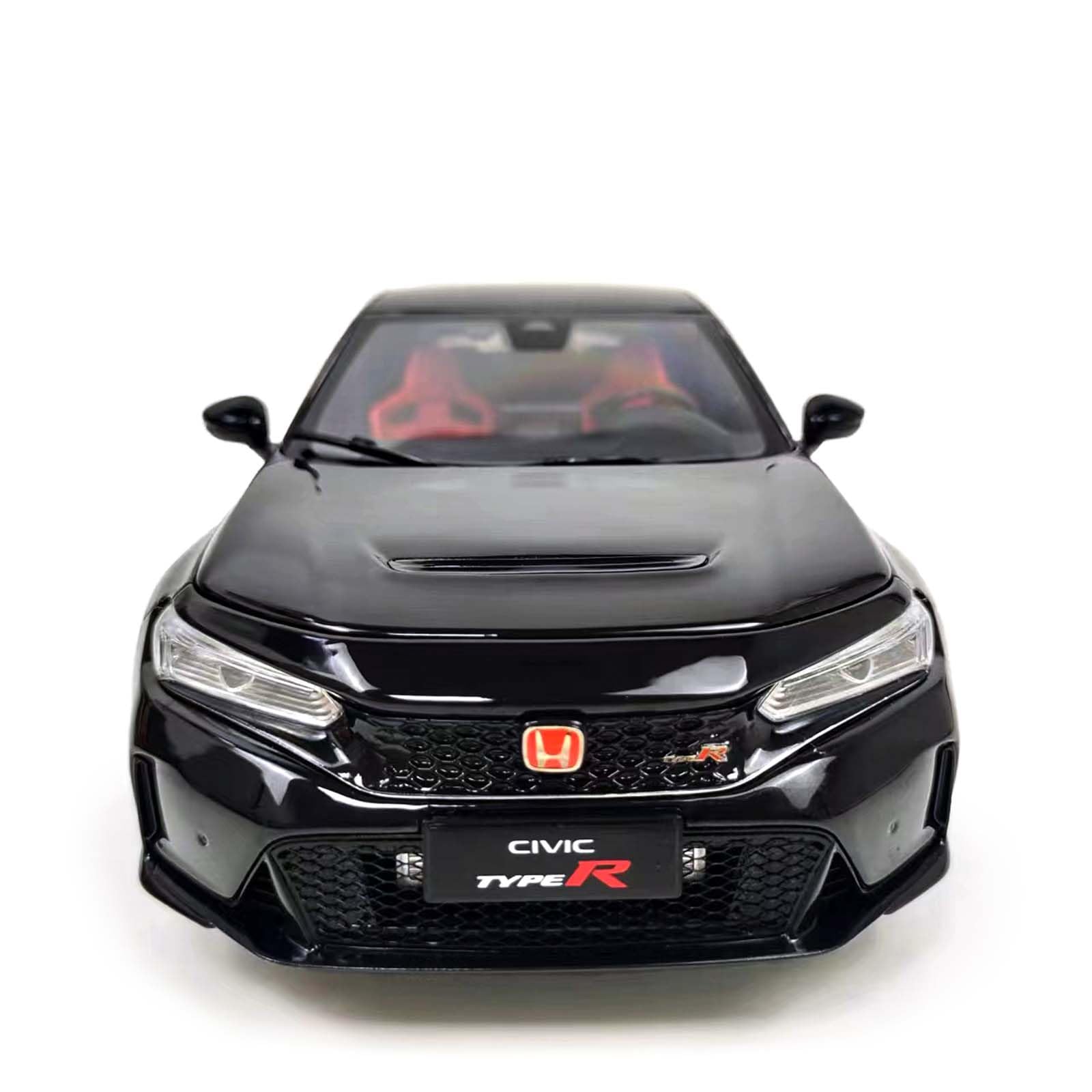 

PAUDI MODEL Mini Car 2023 Civic FL5 Diecast Model Car Black 1/18 TYPE-R