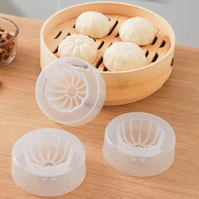 Steamed Stuffed Bun Maker Chinese Baozi Dumpling Moon Cake Mold Baking Tool