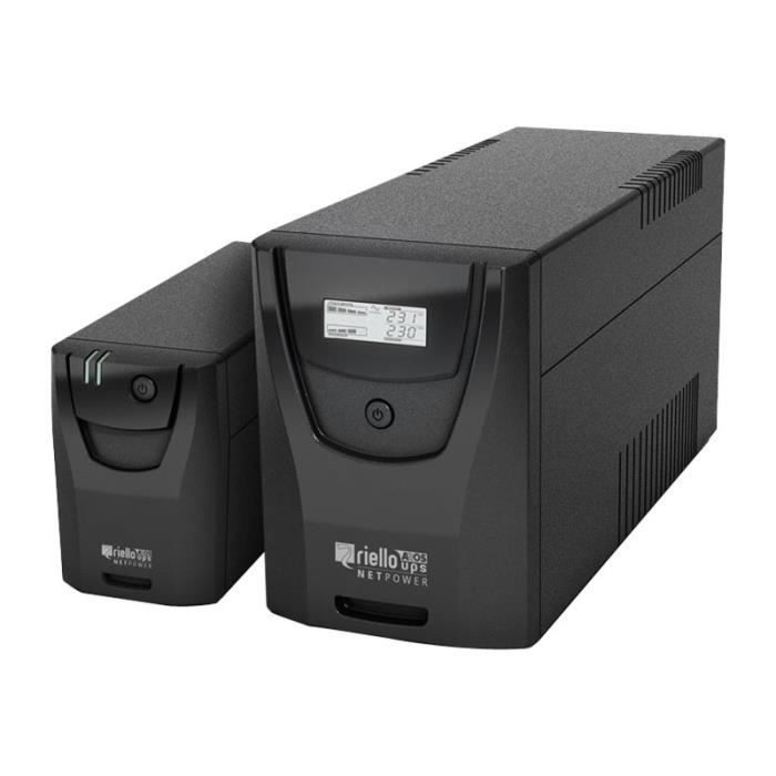 Onduleur - Riello - Net Power NPW 1000 - 1000 VA - 600 Watt - 4 Connecteurs USB/RS-232