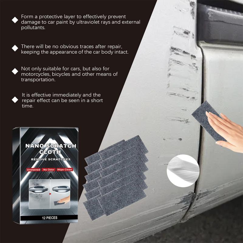Nano Cloth Scratch Remover Versatile Auto Scratch Remover Car Scratch Eraser Gentle Car Paint Scratch Remover Vehicle Scratch
