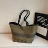 Canvas Bag Large Capacity Women's Shoulder Bag Commuter Tote Bag