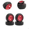 4 Pieces Wheels and Tires 2.7x1inch Replacement for 1/18 2S 223S RC Crawler Lightweight