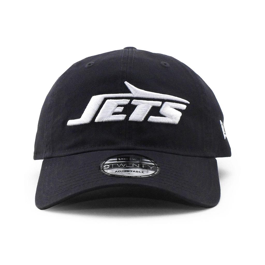 New Era Cap 9TWENTY Strapback New York Jets NFL CORE CLASSIC CAP NEW ERA NEW YORK JETS Hat 940 Graphite [Used]