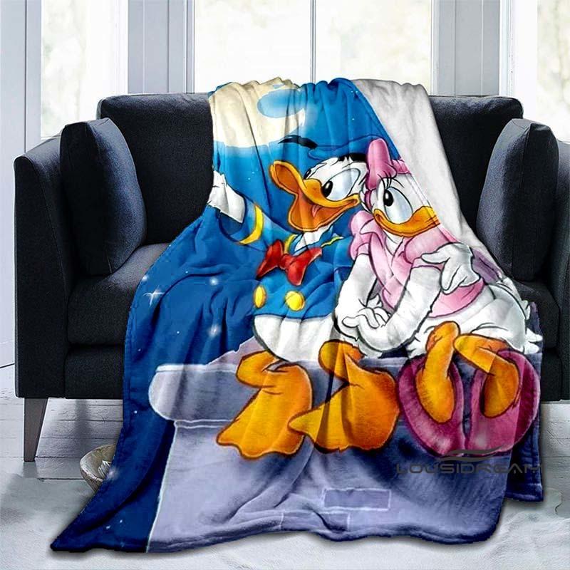 Cute Cartoon Daisy Duck Blanket Soft and Comfortable Perfect for Home Décor Bedroom Living Room and Sofa Throw