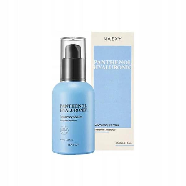 Naexy Panthenol Hyaluronserum für das Gesicht Stark feuchtigkeitsspendendes Recovery Serum 50 ml